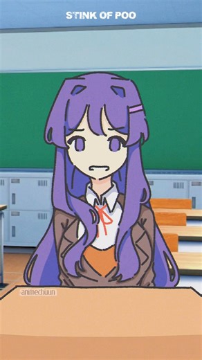 Yuri’s Intrusive Thoughts… #ddlc #animation #memes