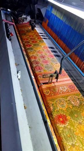 ⚙️ Textile Weaving Machine in Action | Factory Process #shorts