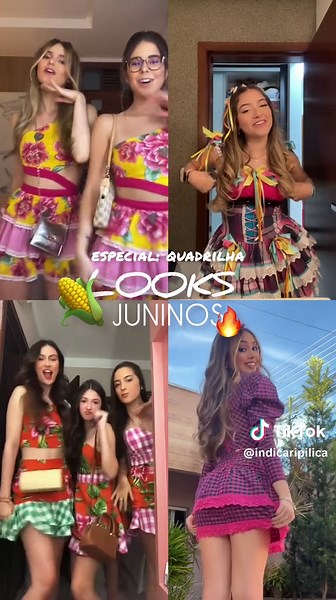 Inspirações de Looks para Quadrilha Junina e Festas