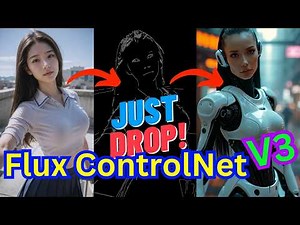 Flux 1 Dev ControlNet V3 Just Drop! Installation Tutorial Guide