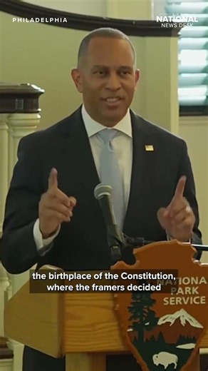 Jeffries' message at Independence Hall for America250: 'No kings'