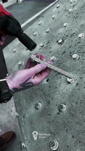 Concrete Anchor Bolt Tightening Process Using Industrial Impact Tool