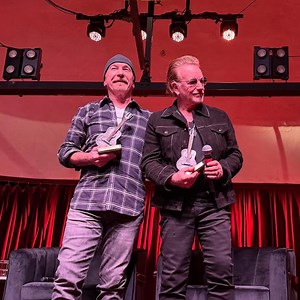 U2 Receive 2025 Woody Guthrie Prize, Bono & The Edge Perform