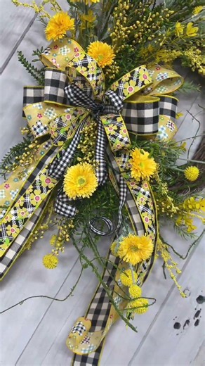 DIY Yellow Garden Floral Wreath | Learn to Make It or Buy It Ready-Made
