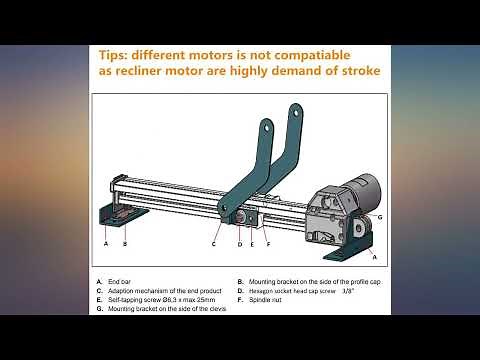 Fromann Electric Power Recliner Motor Actuator Okin Refined-R Model JLDQ-1A and review