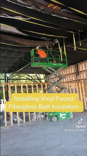 The Proper Way to Roll Vinyl Fiberglass Batt Insulation