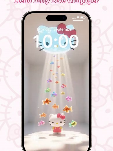 HelloKitty live wallpapers💗#lemon8 #cutelivewallpaper #wallpaperinspo #girls #fyp#freewallpaper#hellokitty