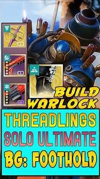Prismatic Warlock Swarmers Build! Solo Flawless Ultimate BG: Foothold | Destiny 2 Renegades
