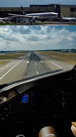 26K views · 529 reactions | POV Cockpit Landing | Qatar Airways QR007 Boeing 777 at London Heathrow RWY 27R  London Heathrow (LHR) ✈️ Aircraft: Boeing 777-300ER (A7-BAC)  Flight: QR007 – Doha to London #QatarAirways #Boeing777 #CockpitView #PilotLife #Heathrow #Aviation #FlightDeck #Landing #QR007 | Aviation Gallery | Facebook