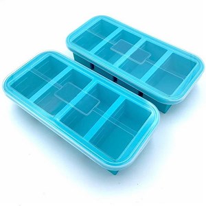 [Hot Item] Silicone Freeze Containers for Frozen Storage of Soups, Broths, Sauces, Leftovers Ice Cube Tray