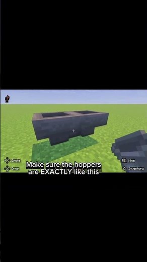 How to make an EASY duplication machine in Minecraft Bedrock #minecrafttutorial #shorts