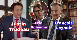 Marc Labrèche est en feu dans sa parodie de Trudeau, Legault, Duhaime et Samson