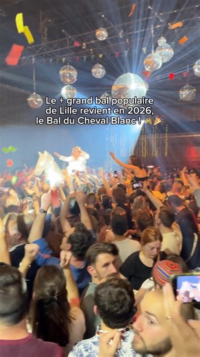 Le grand bal populaire de Lille, le Bal du Cheval Blanc revient le 2 mai ! Et il ouvre sa billetterie. 🪩 Comme les places partent toujours très vite, l’association vient d’ouvrir un formulaire d’inscription pour pouvoir choper ta place en avant-première à prix préférentiel. Voilà comment faire : 🔸Il faut s’inscrire sur flonflons.eu/billetterie (attention, tu as jusqu’au 17 novembre pour t’inscrire) 🔸Une fois que c’est fait, lundi 17 à midi, tu recevras un lien vers une billetterie privée, acc