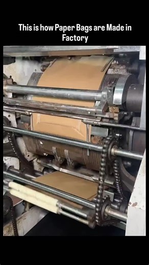 indian_maker__02 on Instagram: "This Is How Paper Bags Are Made in a Factory 😲 #paperbags #papermanufacturing #factoryprocess #bagmaking #satisfyingprocess"