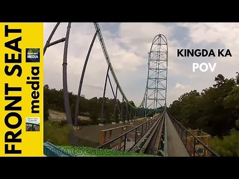 Kingda Ka POV Six Flags Great Adventure Roller Coaster Front Seat On-Ride 2012