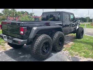 Insane Custom Jeep Gladiator 6x6! #jeepmodified #jeepwrangler #jeep