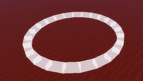 How to make a expanding flat circle
