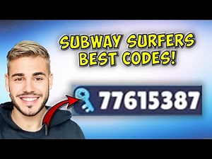 Subway Surfers PROMO/UNLOCK Codes 2023!!!