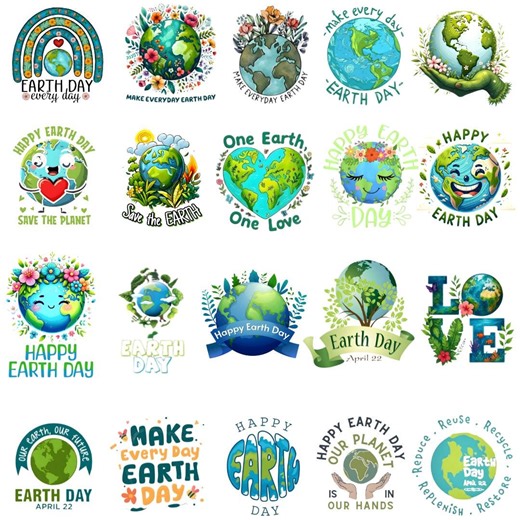 Earth Day PNG Bundle, Save Planet Quotes Clipart, Eco Friendly Sublimation Designs (digital Download) - Etsy