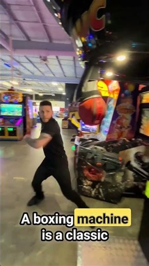 Who's Got the Hardest Punch? #boxing #arcade