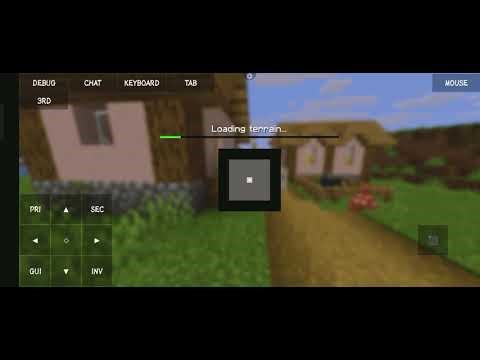 Playing Minecraft Java edition for the first time