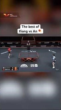 Xiang Peng and An Jaehyun's epic clash gave us rallies like these 😎 #WTTHongKong #TableTennis