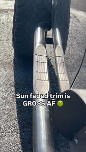 Blazon Black Trim Restore will keep your trim SHINING... Restore your trim back to it’s factory shine! 🙌 Comment “TRIM15” and I’ll send you a link for 15% OFF Black Trim Restorer (any size!) 👀 #trimrestore #detailing #carsoftheday #satisfying | Blazon Detail Supply