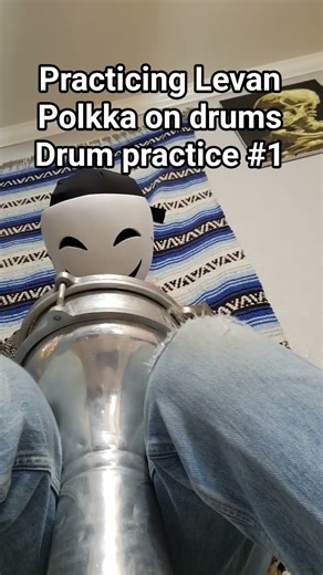 Practicing Levan Polkka on drums! #music #drum #drums #levanpolkka
