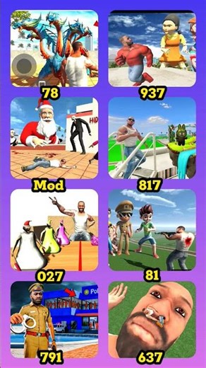 Dragon + Santa Mod + Labubu Doll + All Secret Cheat Codes Part-1014 #shorts