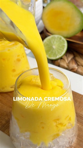 Limonada de mango 🥭 #colombia #recetas #frutas