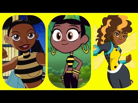 "Bumblebee" Evolution in Cartoons and Movies (DC Comics) (updated)