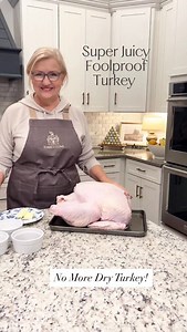 The BEST Fool-Proof Thanksgiving Turkey Recipe to Bake a Moist, Fall-Off-the-Bone Turkey Every Time If you’re searching for how to bake a turkey that stays moist, this is the foolproof juicy turkey recipe you need. 🦃 No more dry turkey…EVER! This simple, low-and-slow method creates tender, fall-off-the-bone turkey with unbelievably juicy white meat. The secret to the most moist Thanksgiving turkey? Roast your turkey breast-side down so the juices naturally baste the white meat, then cook it low