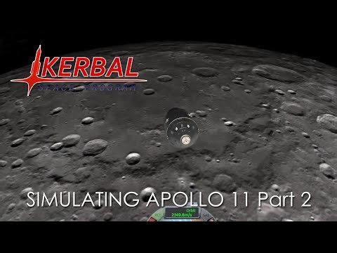 Simulating Apollo 11 with Kerbal Space Program and Real Solar System Part 2