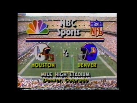 1987-10-04 Houston Oilers vs Denver Broncos