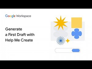 Generate a First Draft with Help Me Create
