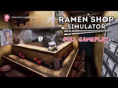 Trying to Keep Up in My Little Ramen Shop | Ramen Shop Simulator Demo