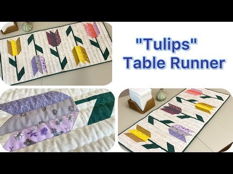 Tulips Take Center Stage in THIS Easy Quilt Block Tutorial