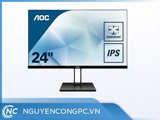 Màn hình AOC 24V2Q ✅ IPS| FreeSync| Ultra Slim| FullHD ✅ Giá rẻ