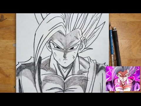 How to Draw Beast Gohan Step by Step 🔥 | Easy Anime Drawing Tutorial