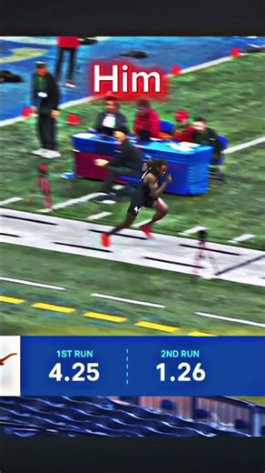 The fastest 40 yard dash ever