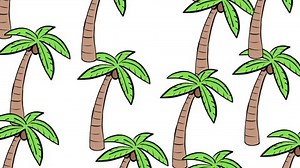 Background Animation Hand Drawn Palm Trees Stock Footage Video (100% Royalty-free) 1090369895 | Shutterstock