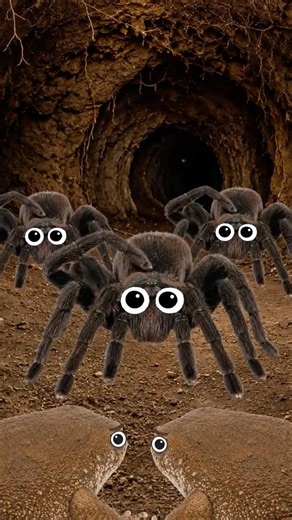 The Spider That Keeps a Frog as a Pet