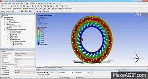 ANSYS: Thermal analysis of DISC BRAKE on Make a GIF