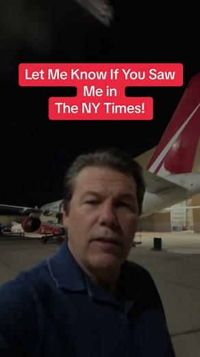 NY Times article this weekend! #NYtimes #tiktokaviation #onthejob #nomadic #adayinmylife #pilotsoftiktok #シ゚viral #foryou #fypシ #fyp #trending #newsarticle