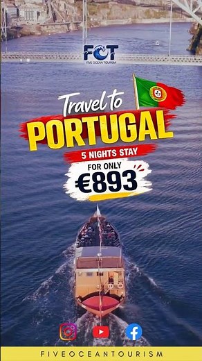 Explore Portugal 🇵🇹 | 5 Nights Travel Package Under €900