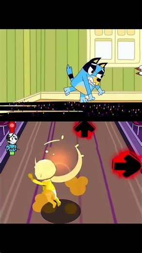 Bingo & Bluey Corrupted Music Dash Mod - FNF Mod - Friday Night Funkin' Game