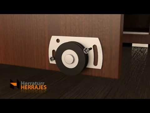 Instalación Kit corredizo D52 Placard - Herraturr Herrajes
