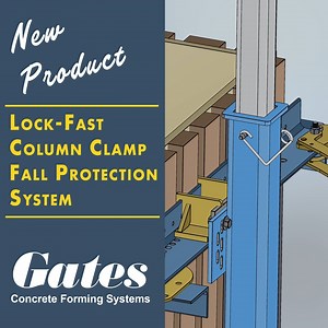 Introducing our brand new Lock-Fast Column Clamp Fall Protection System! We are very excited about this product! Check out the video highlights, then contact us for full details. #ConcreteForming #concreteconstruction #formwork #formworksystems #concrete | Gates & Sons, Inc.