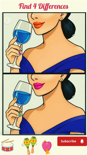 Only Genius Can Find 4 Differences! 🧠 #shorts#spotdifference #353