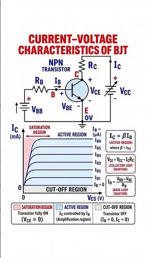 NPN transistor IV characteristics